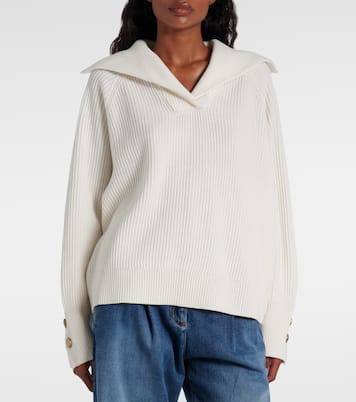 Jersey de lana, cachemir y seda | Brunello Cucinelli