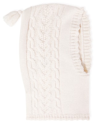 Cable-knit hood | Louise Misha
