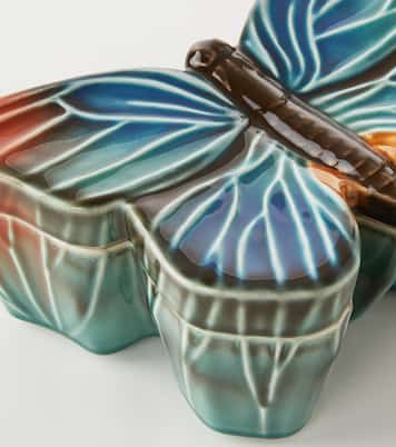 Cloudy Butterflies Large box by Claudia Schiffer | Bordallo Pinheiro