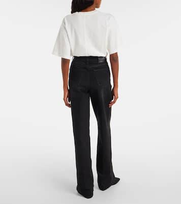 Jeans anchos de tiro alto | Toteme