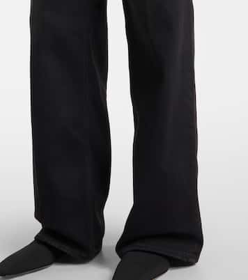 Jeans anchos de tiro alto | Toteme