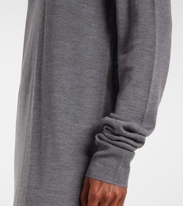 Pulloverkleid aus Wolle und Seide | Toteme