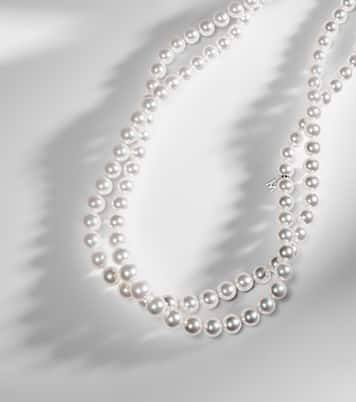 Collier en or blanc 18 ct et perles | Mikimoto