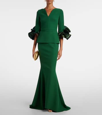 Clemenza crêpe gown | Safiyaa