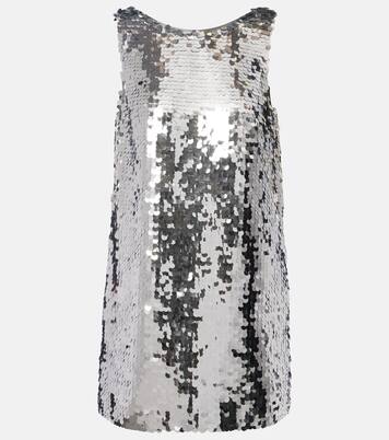 Sequined open-back minidress | Dolce&Gabbana
