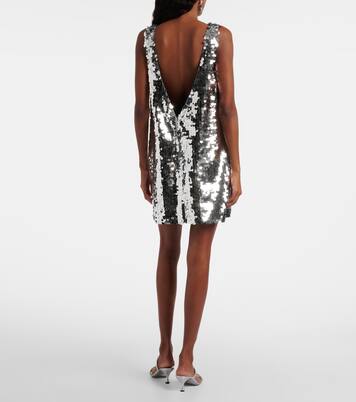 Sequined open-back minidress | Dolce&Gabbana