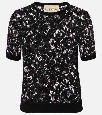 Floral lace top | Valentino
