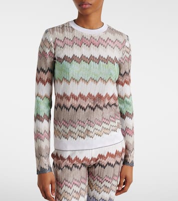 Top aus Häkelstrick | Missoni