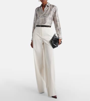 Pantalon droit Dentice en coton mélangé | Max Mara