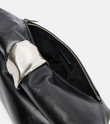Cuff leather clutch | Staud