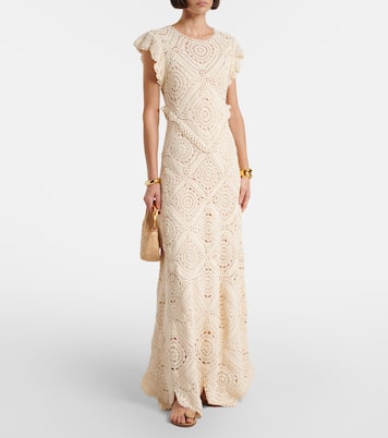 Annalisa crochet cotton maxi dress | Ulla Johnson