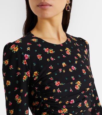 Bedrucktes Midikleid aus einem Seidengemisch | Dolce&Gabbana