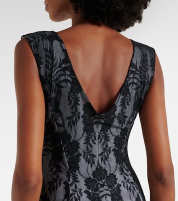 Grace lace gown | Norma Kamali