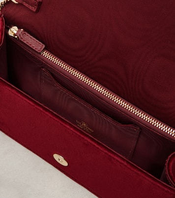 Clutch  VLogo Mini aus Samt | Valentino Garavani