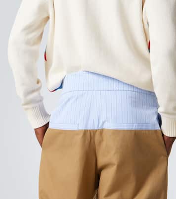 بنطلون من القطن التويل بقصّة مستقيمة | Dries Van Noten