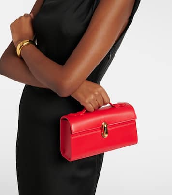 Symmetry leather top-handle bag | Savette