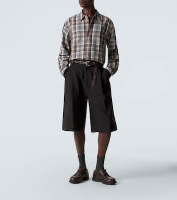 Cotton and linen Bermuda shorts | Studio Nicholson