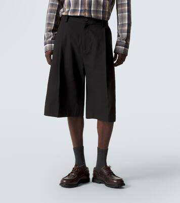 Cotton and linen Bermuda shorts | Studio Nicholson