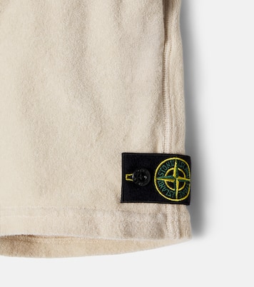 Compass cotton shorts | Stone Island Junior