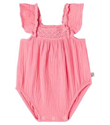 Baby Tess ruffled cotton bodysuit | Cozmo