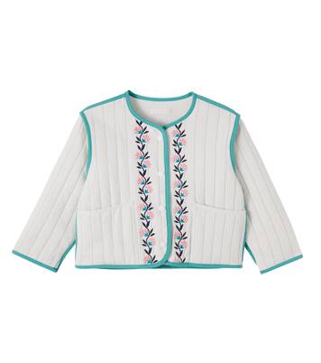 Annina embroidered cotton jacket | C'era Una Volta