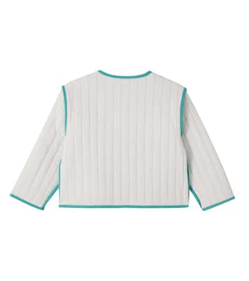 Annina embroidered cotton jacket | C'era Una Volta