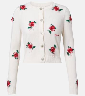 Cárdigan de lana floral | Shushu/Tong
