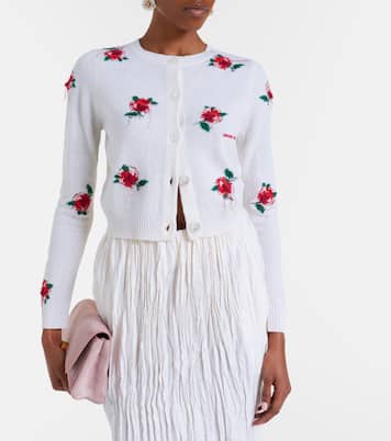 Cárdigan de lana floral | Shushu/Tong