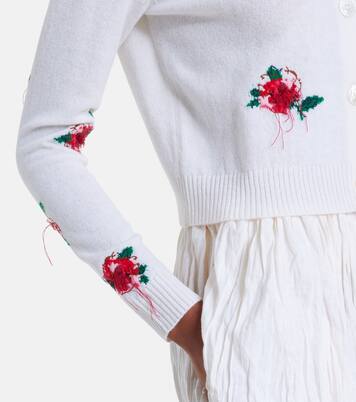 Cárdigan de lana floral | Shushu/Tong