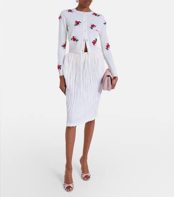 Cárdigan de lana floral | Shushu/Tong
