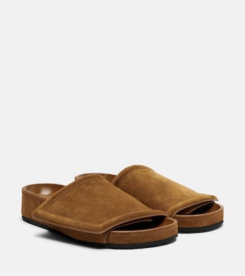 Suede slides | Phoebe Philo