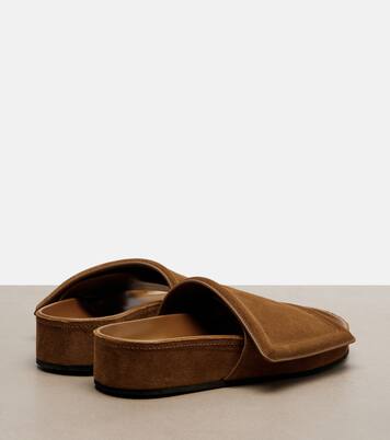 Suede slides | Phoebe Philo
