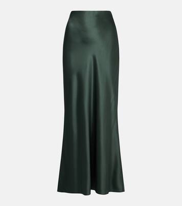 Silk satin maxi skirt | The Sei