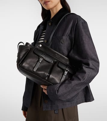 Prada Route leather tote bag | Prada