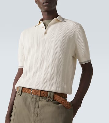 Polo en coton côtelé | Brunello Cucinelli