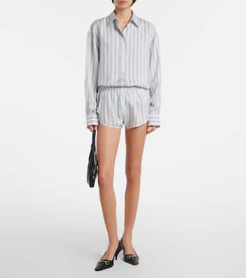Short Interlocking G en soie | Gucci