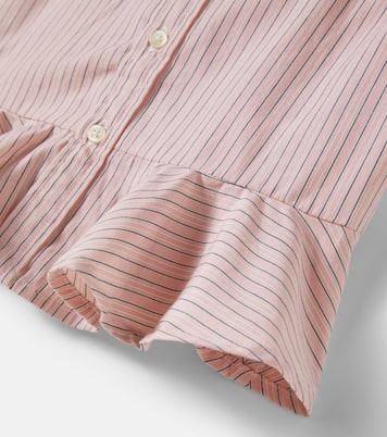 Ruffled striped cotton blouse | Polo Ralph Lauren Kids