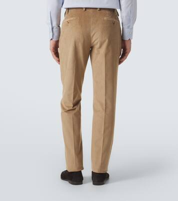 Cotton corduroy slim pants | Lardini