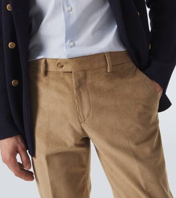Cotton corduroy slim pants | Lardini