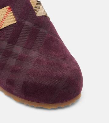 Urchin suede clogs | Burberry