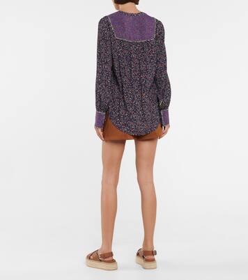 Blouse Betta à motif floral | Veronica Beard