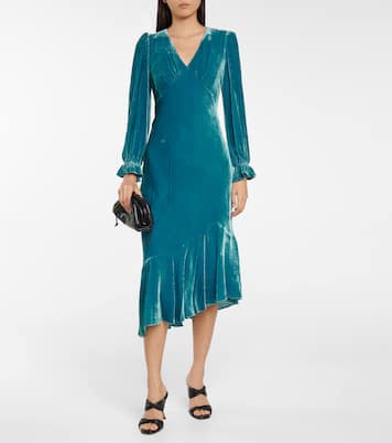Midikleid Manal aus Samt | Diane von Furstenberg