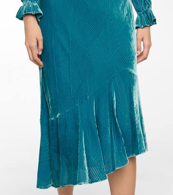 Midikleid Manal aus Samt | Diane von Furstenberg