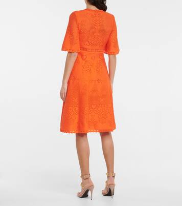 Robe en dentelle de coton | Valentino