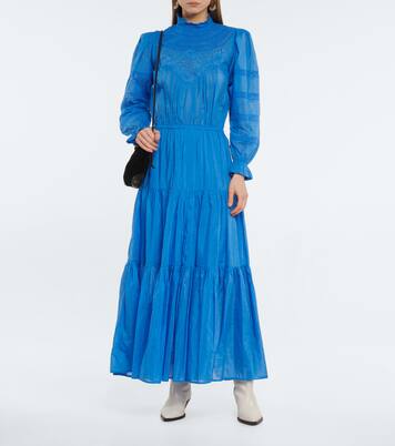 Maxikleid Gracie aus Seide und Baumwolle | Isabel Marant