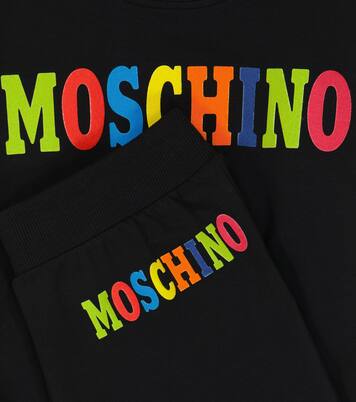 Logo sweatshirt and sweatpants set | Moschino Kids