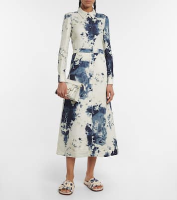 Kacey扎染编织凉拖鞋 | Chloé