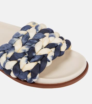 Kacey扎染编织凉拖鞋 | Chloé