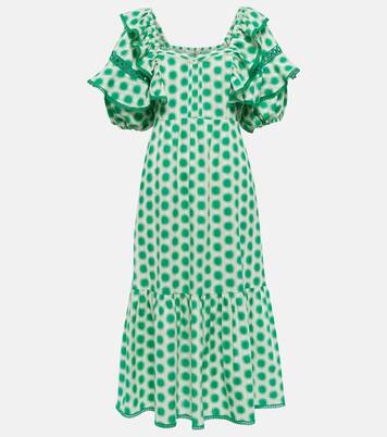 Robe midi Oliver en coton à dentelle | Diane von Furstenberg