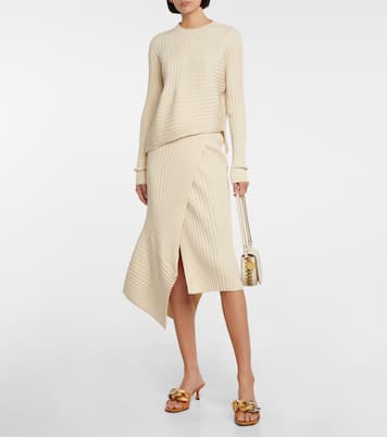 Pull asymétrique en coton | Stella McCartney